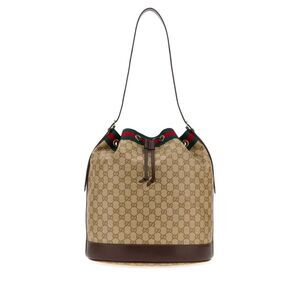 Gucci Women Gg Canvas Bucket Bag
